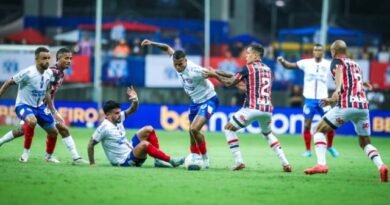 Bahia perde para o São Paulo na Arena Fonte Nova