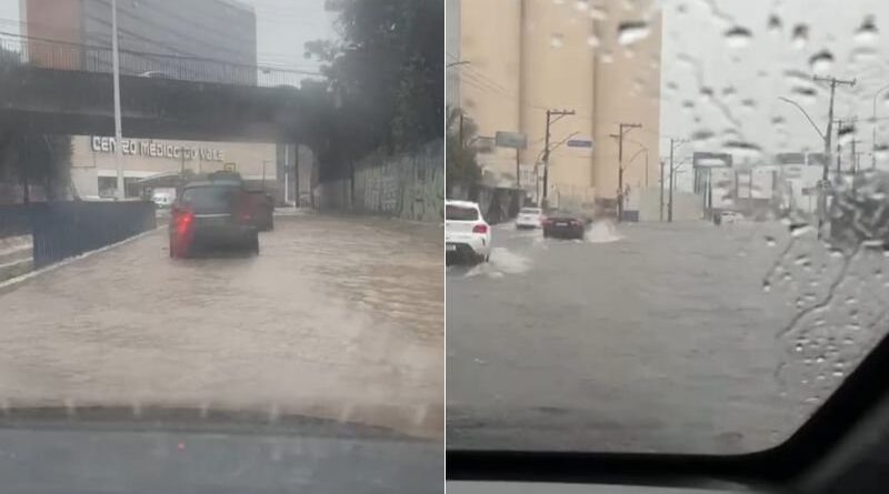 Várias avenidas de Salvador ficam alagadas e Defesa Civil alerta para risco de deslizamentos