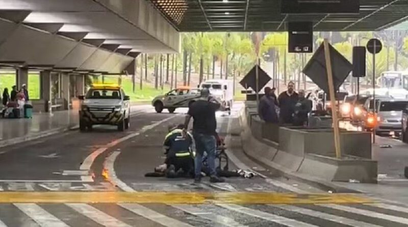 Tiroteio em aeroporto de Guarulhos acaba com homem executado com tiro de fuzil