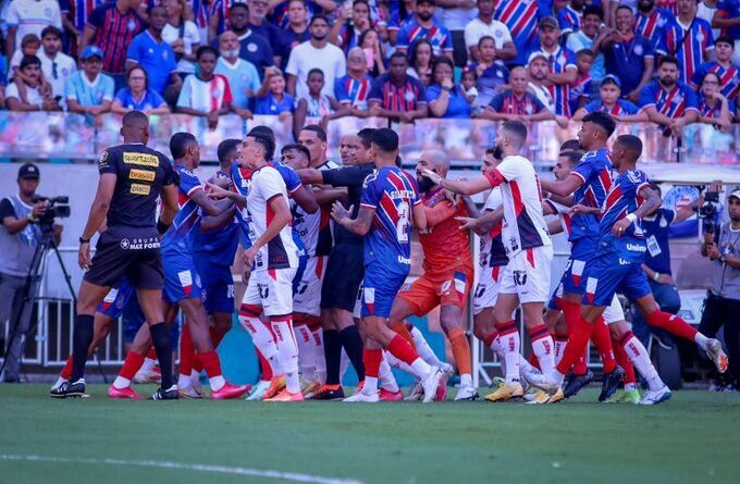 Em jogo equilibrado, o Vitória arranca empate contra o Bahia na Arena Fonte Nova