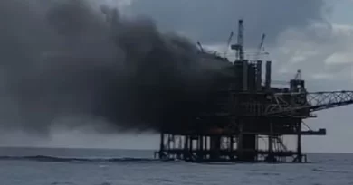 Incêndio na plataforma da Petrobras deixa 14 feridos e mobiliza equipes de resgate no Norte Fluminense