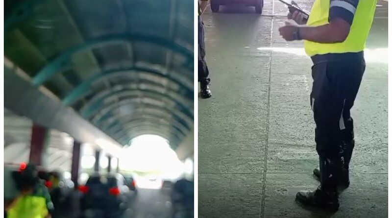 Agente da Guarda Municipal atira em pneu de van durante confusão no aeroporto de Salvador
