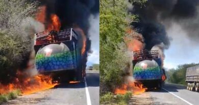 Trio tradicional de Salvador pega fogo durante viagem para show em Brasília