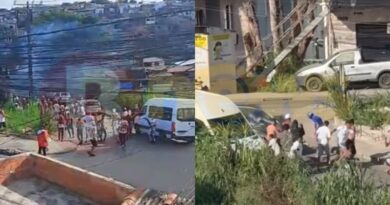 Torcidas organizadas de Bahia e Vitória protagonizam cenas de violência no bairro de Mata Escura