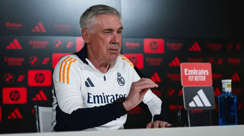 Ancelotti dará entrevista nesta terça em Madri e Seleção pode entrar na pauta