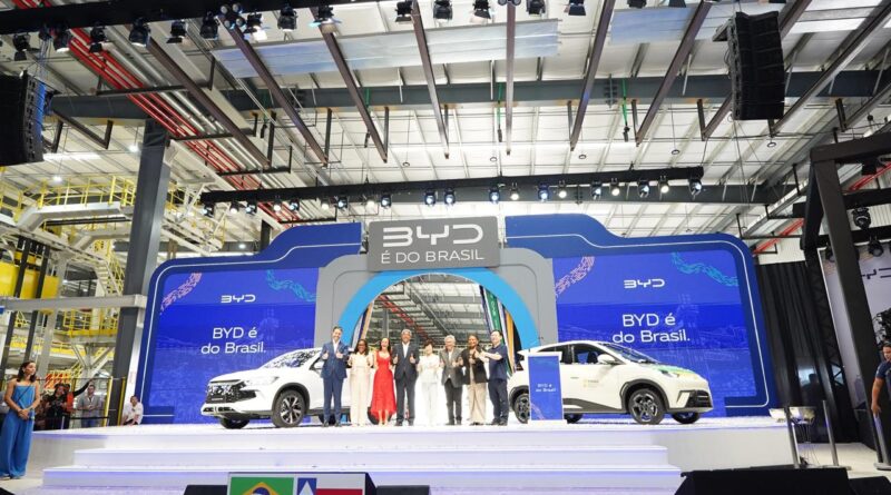 Fábrica da BYD em Camaçari segue sem inauguração oficial e com licenças pendentes