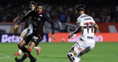 Vitória joga mal e perde para o São Paulo no Morumbis