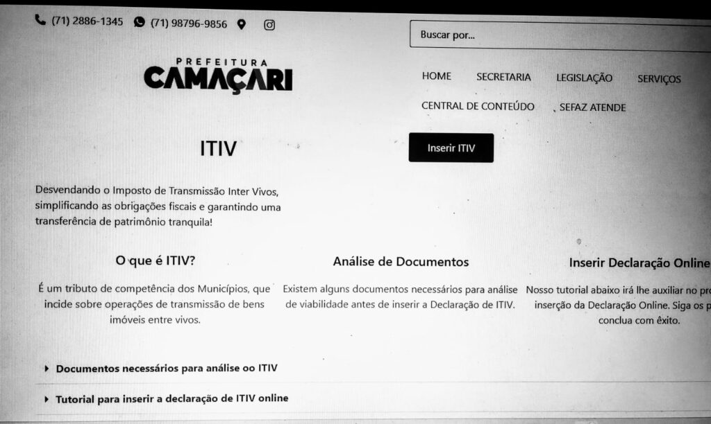 Avaliações abusivas do ITIV penalizam famílias de menor renda em Camaçari