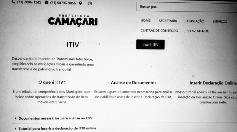 Avaliações abusivas do ITIV penalizam famílias de menor renda em Camaçari