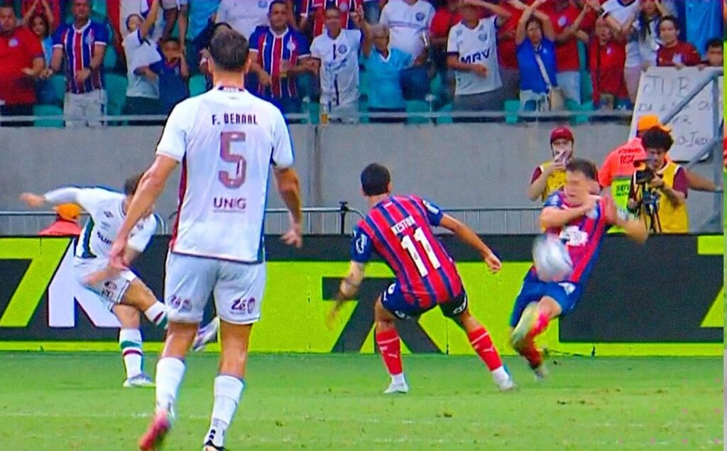 Bahia vence o Fluminense por 1 a 0 e larga em vantagem nas quartas da Copa do Brasil