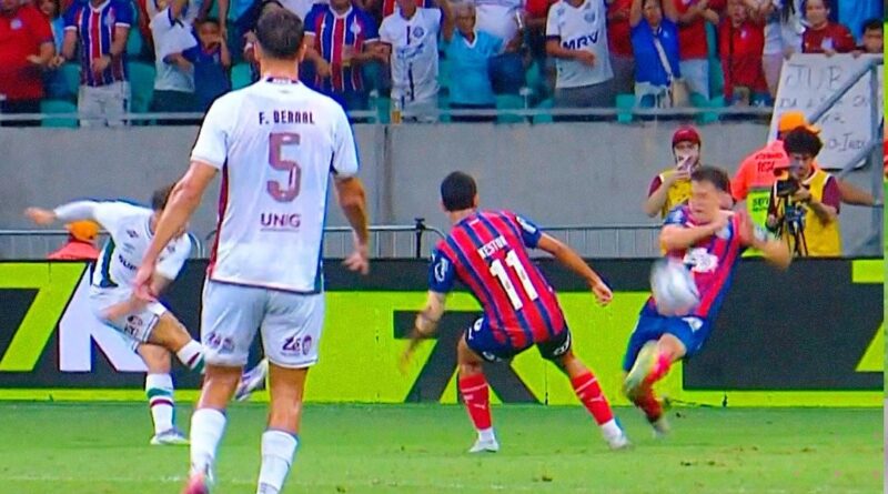Bahia vence o Fluminense por 1 a 0 e larga em vantagem nas quartas da Copa do Brasil