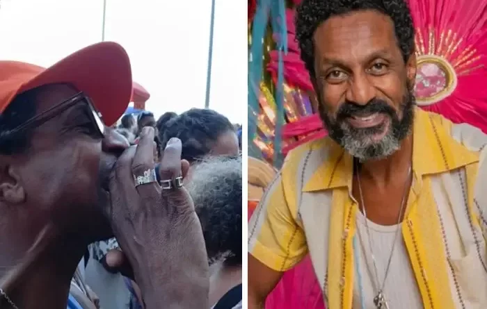 Mulher é hostilizada por ator Luís Miranda durante manifestação contra a PEC da blindagem em Copacabana