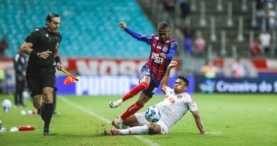 Bahia vence o Internacional na Fonte Nova e se aproxima do G-4 do Brasileirão