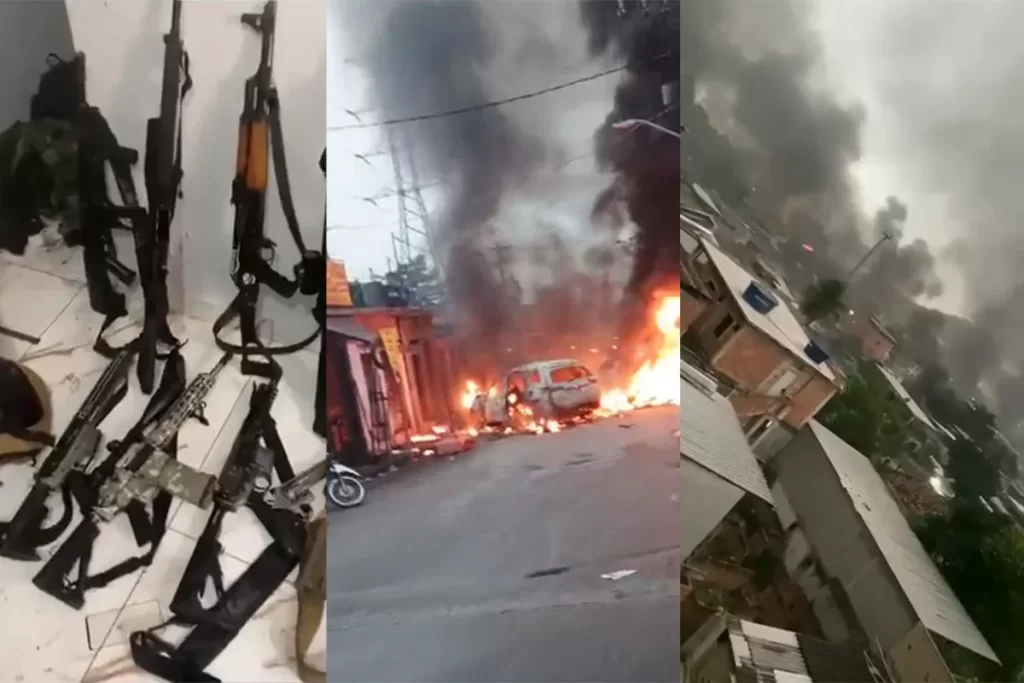 Megaoperação no Rio deixa 64 mortos em ofensiva do Estado contra o Comando Vermelho