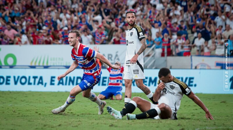 Fortaleza vence o Atlético-MG, encosta no Santos e embola a luta contra o rebaixamento
