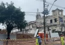 Obra de expansão do metrô de Salvador derruba dois casarões históricos no Campo Grande