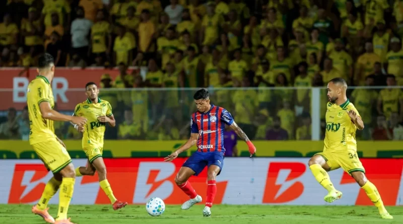 Com gol polêmico, arbitragem decide e Bahia vence o Mirassol fora de casa