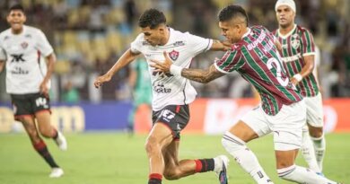 Vitória reage, vira o jogo, mas sofre empate aos 45 do segundo tempo no Maracanã