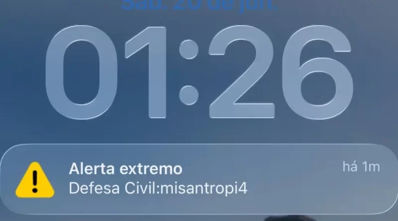 Alerta falso enviado a celulares foi causado por invasão ao sistema da Defesa Civil
