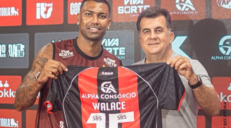Vitória apresenta Walace, que promete deixar distrações de lado para voltar a brilhar