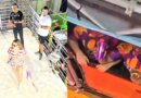 Alinne Rosa é atingida por copo durante show no Fortal, mas segue apresentação