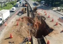 Quarto dia de interdição na BR-324 mantém motoristas presos em congestionamento de 4 km
