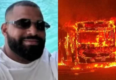Ônibus é incendiado e transporte é suspenso em São Cristóvão após morte de trabalhador