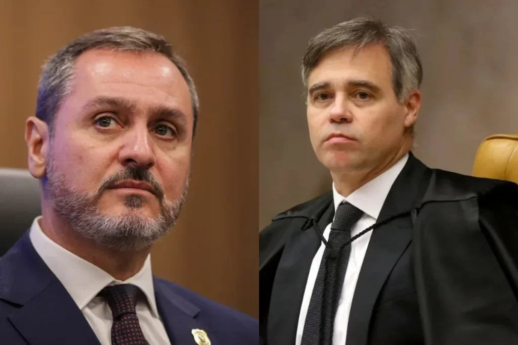 Mendonça afirma ter sido monitorado pela PF por mais de 30 dias e afasta cúpula da corporação