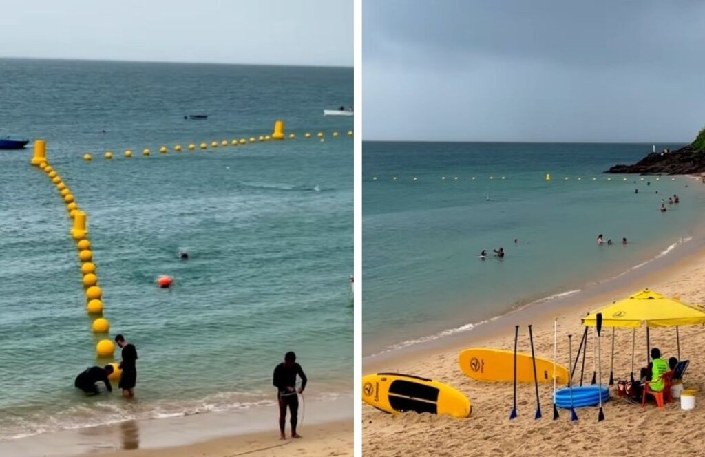 Porto da Barra ganha sistema de boias para reforçar a segurança de banhistas 1